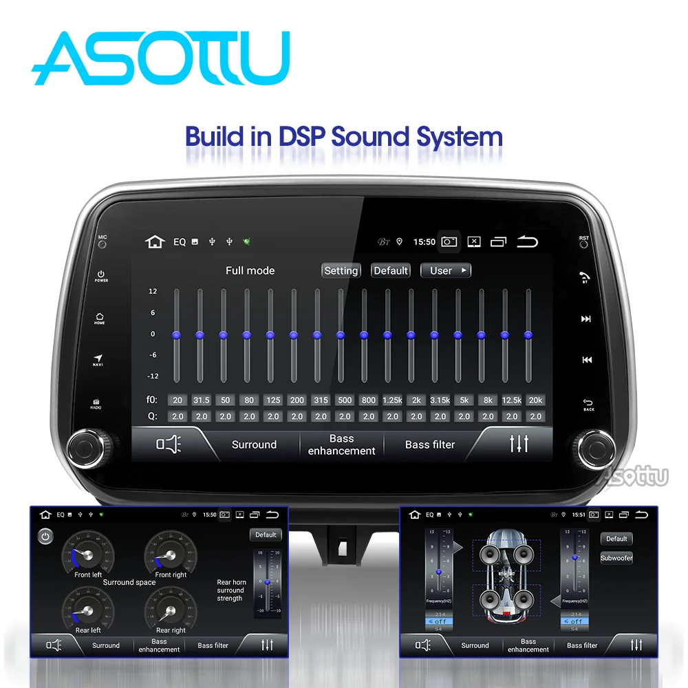 Asottu PX30 DSP android 9,0 автомобильный dvd для hyundai Tucson ix35 автомобильный dvd gps навигатор raido видео плеер стерео