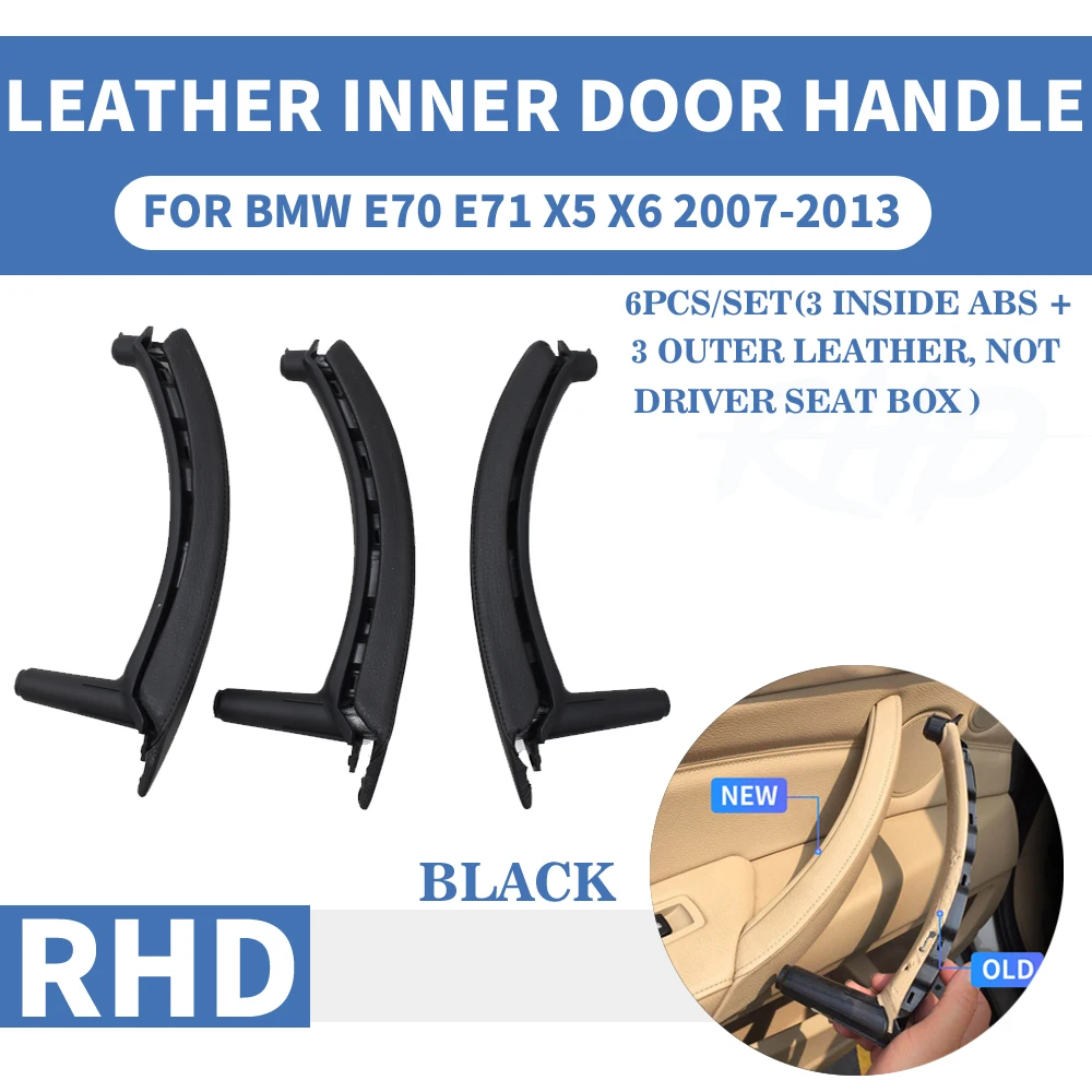 E70 RHD Black Leather Trim