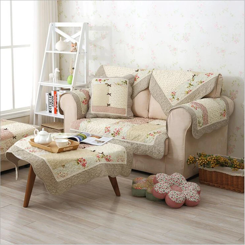 Хлопковый чехол для дивана с цветочным принтом на осень/зиму|cotton sofa covers|sofa coversofa
