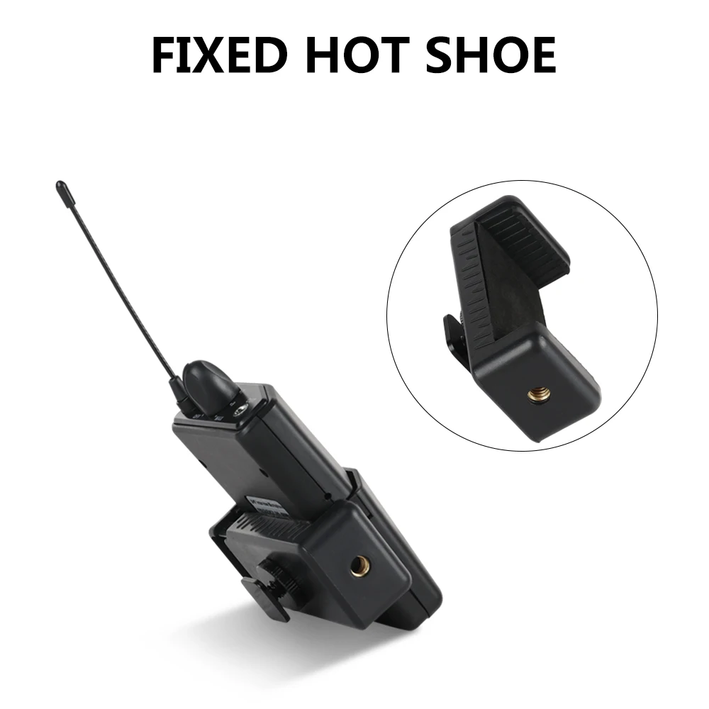 XTUGA X-CM01 UHF Беспроводной петличный микрофон, UHF лацканы микрофонная система с 16 выбираемых каналов поставляются с двумя 3,5 мм кабелями