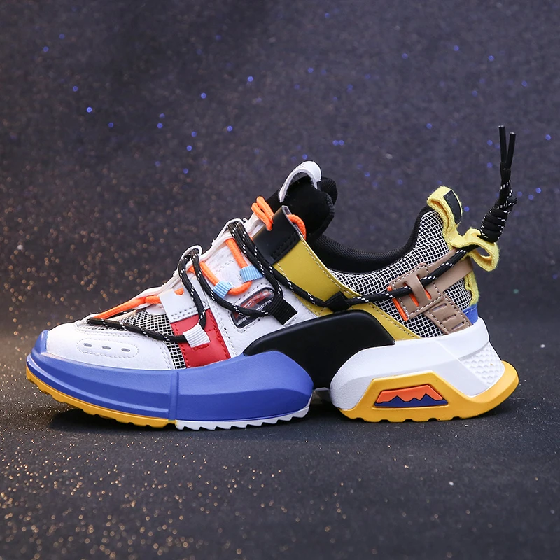 

White High Top Chunky Sneakers Women Shoes Designer Casual Shoes Tennis Female Sport Shoes Flat Ladies Trainer Sneakers Autumn