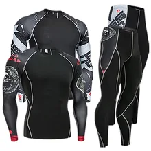 Мужские комплекты термобелья, быстросохнущие эластичные колготки, мужское термобелье, теплые мужские кальсоны для фитнеса