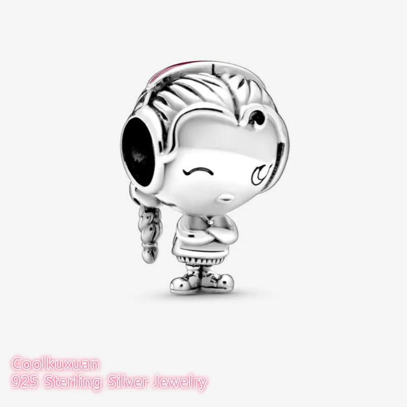 

День матери 100% 925 пробы серебро девушки-подростка шарма бусины, подходят к оригиналу Pandora Браслеты для изготовления ювелирных изделий