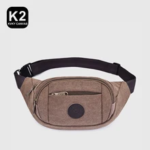 

KVKY Waist Packs Bags Multifunction Canvas Crossbody Bag Retro Handbags Travel Small Shoulder Messenger Bags Leisure Package