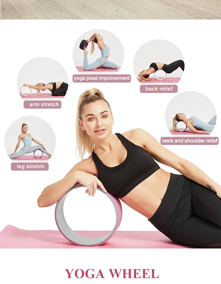 Yoga Wheel Fitness Roller Back Training Tool Product Functions