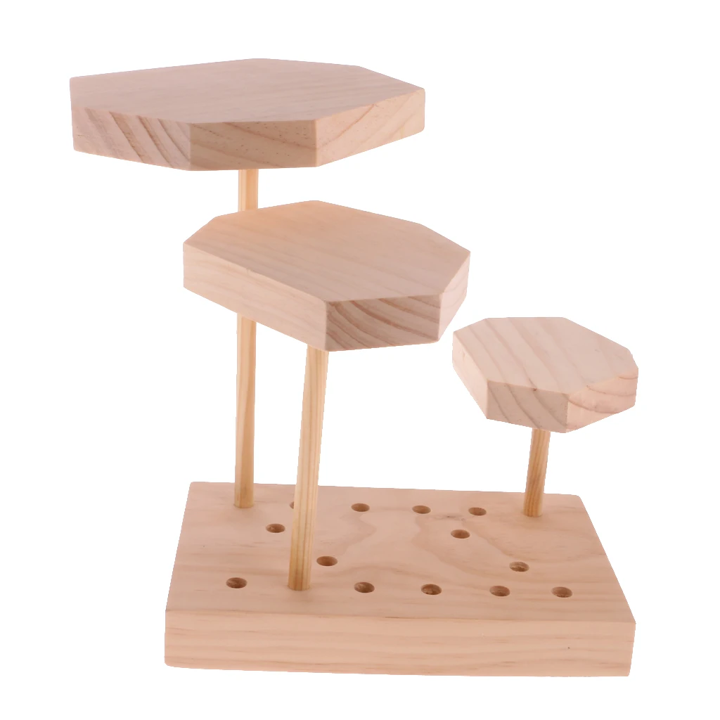 Wooden Jewellery Boxes Display / Plain Unfinished Wood Trinket Storage Box