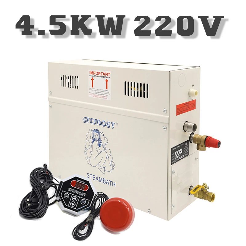BST-45 4.5KW 220V B 15 кВт 380 В сауна бытовой пароочиститель двигателя сауна паровой двигатель 3 кВт/4,5 кВт/6 кВт/9 кВт/12 кВт/18 кВт с цифровая панель управления - Цвет: BST-45 4.5KW 220V B