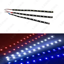 Автомобиль мягкий свет атмосферная лампа 30 см 5050-12 светодиодный автомобиль zhuang shi deng tiao Светодиодная лента 3 цвета