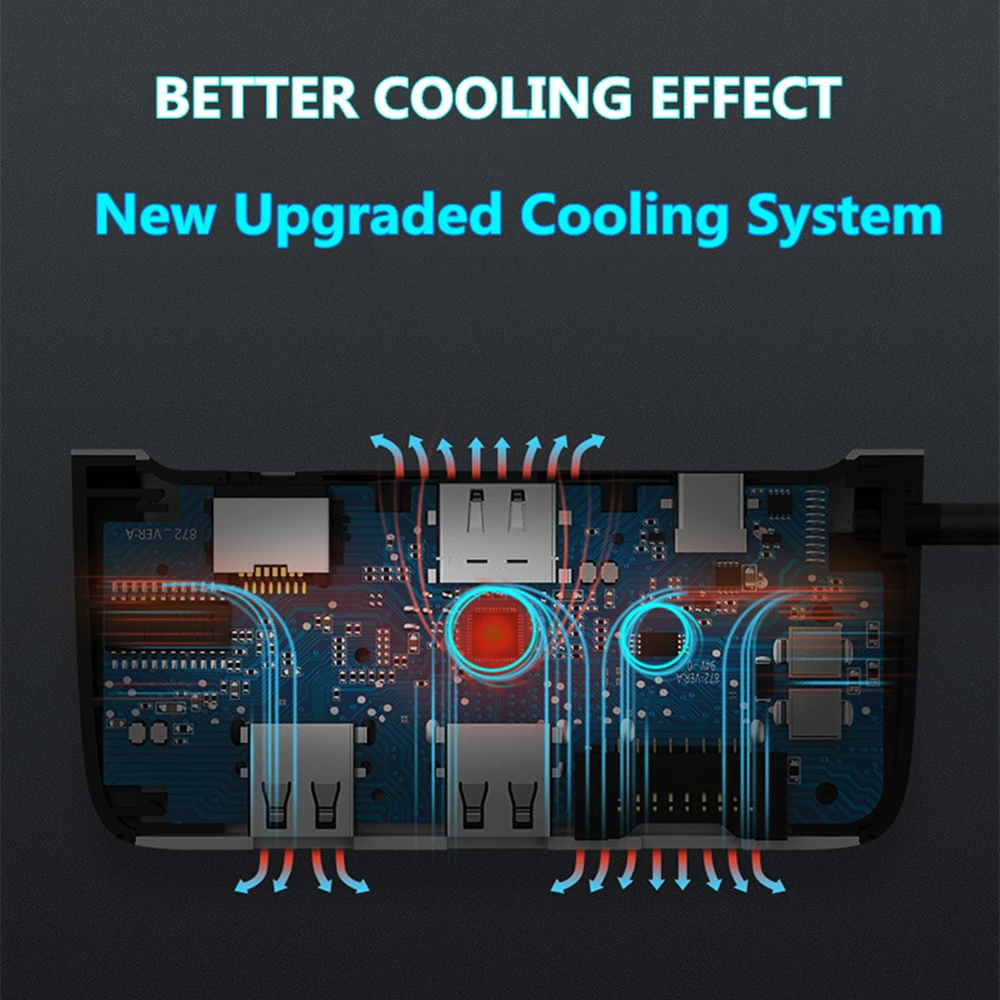 Type C USB C концентратор с 65 Вт PD зарядка SD TF кардридер USB 3,0 концентратор для Macbook Pro Dell XPS 13 15 lenovo ThinkPad huawei MateBook