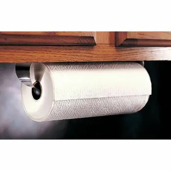 

Stainless Steel Paper Towel Holder Rack Kitchen Mounting Hardware Replace Kitchen Storage & Organization