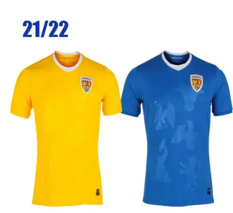 Nuevo 2021/2022 Rumania camisa hogar países camisas maillot uniforme camisetas de fútbol