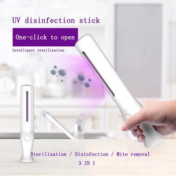 

Portable Sterilize UVC Light Germicidal UV Lamp Wand Home Handheld Disinfection Automation Modules Smart Home