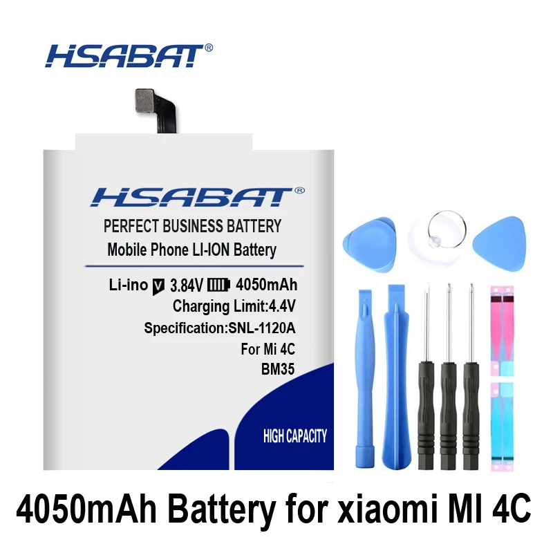

HSABAT BM35 4050mAh Mobile Phone Batteries For Xiaomi 4C Mi4C Mi 4C