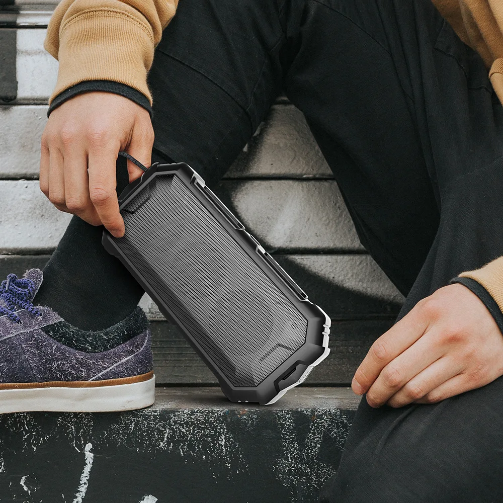 

Wireless Bluetooth Speaker for Phone PC Stereo Bass Subwoofer Waterproof Portable Outdoor Loudspeaker Support TF Card Aux Input