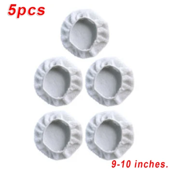 

5pcs 5-10 Car Polishing Waxing Polisher Bonnet Buffing Pad Cover High Absorbent