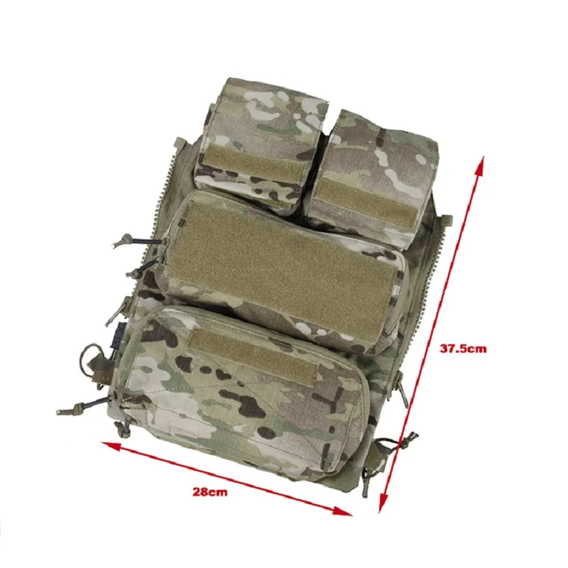 

TMC3107 Tactical Vest Pouch Bag Zip Panel NG Version for 16-18 AVS JPC2.0 CPC