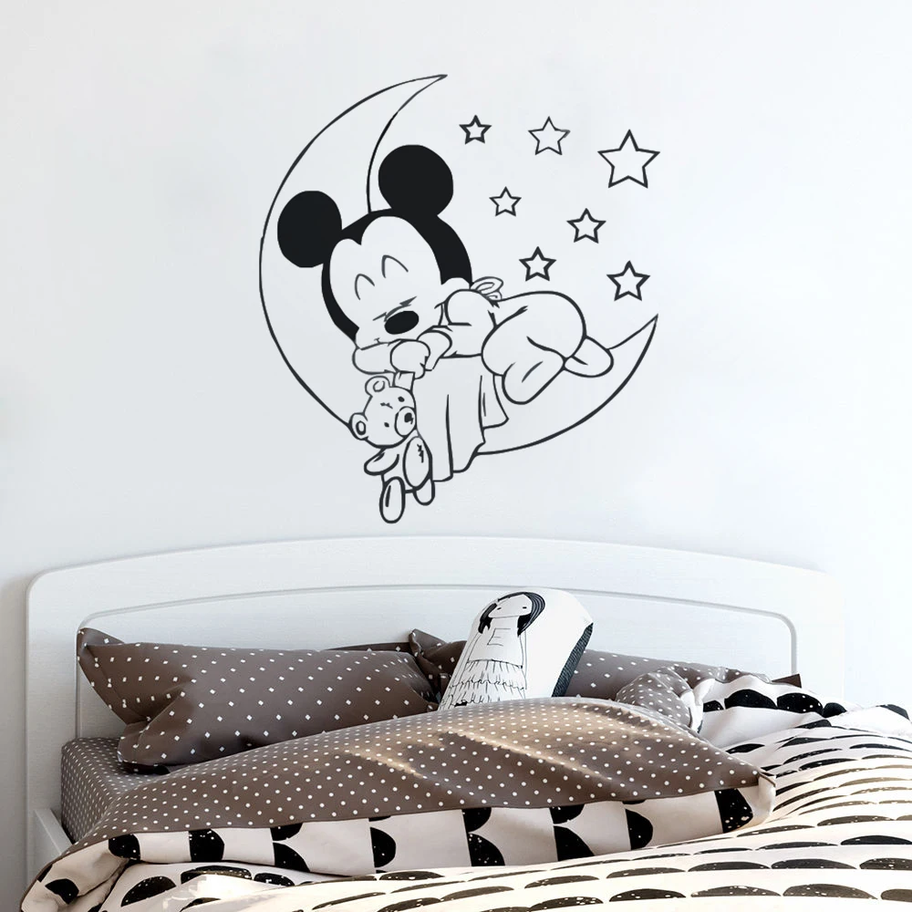 Kids-Room-Wall-Decal-Removable-Cute-Mickey-Mouse-Baby-Sleeping-Wall-Sticker-Nursery-Decoration-Removable-Vinyl (2)