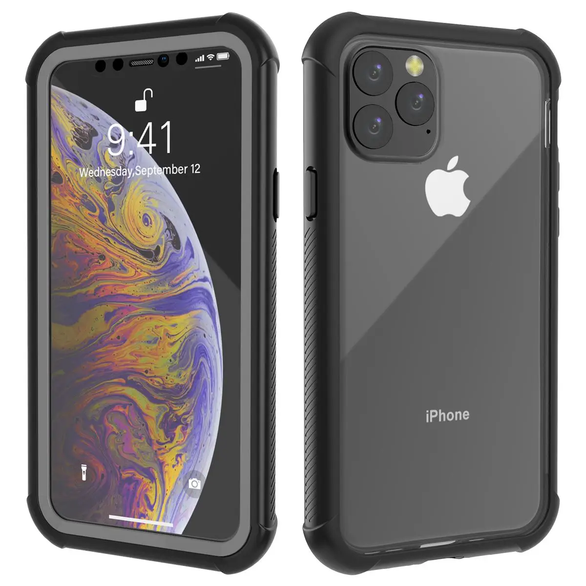 Ударопрочный чехол для iPhone 11 11 Pro 11 Pro Max чехол Защита на 360 градусов пылезащитный чехол для телефона с защитой от царапин для iPhone 11