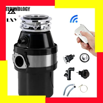 

220v/110V Food Garbage Processor Disposal Crusher Food Waste Disposer Stainless Steel Grinder Material Kitchen Sink Appliance