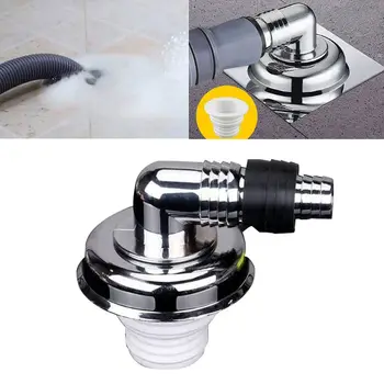 

Washing Machine Floor Drain Tee Joint Cover Toilet Deodorization Seal Connector