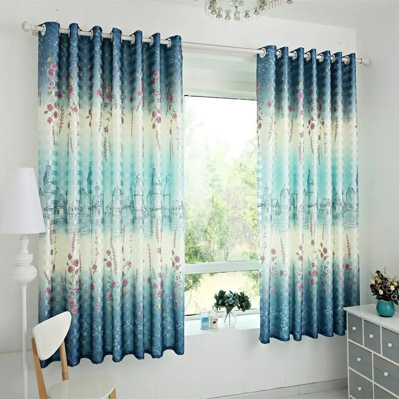 Для спальни дети Zaslony Do Okna Visillos De Luxo Para Sala вышитые шторы для гостиной шторы