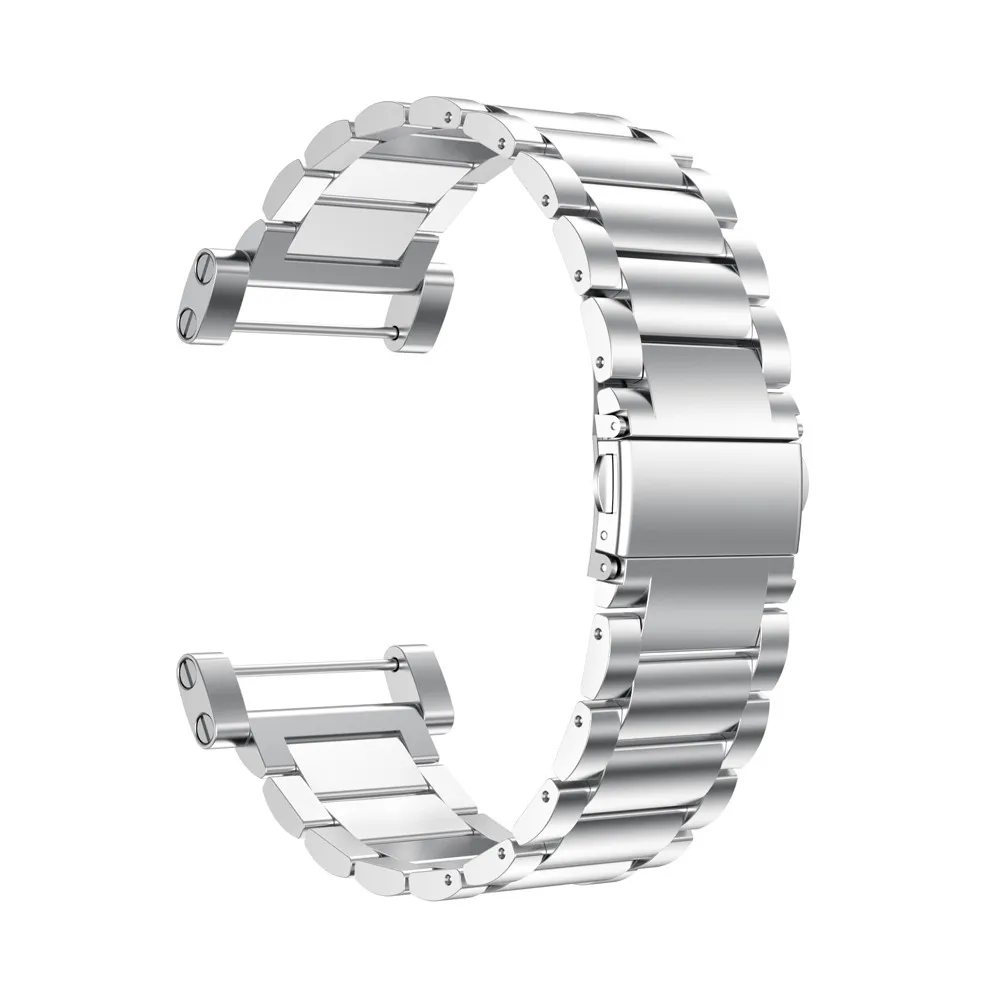 Stainless Steel Watch Band Replacement Strap for Suunto Core Premium stainless steel material,stylish delicate and elegant 1008 - Цвет: Серебристый