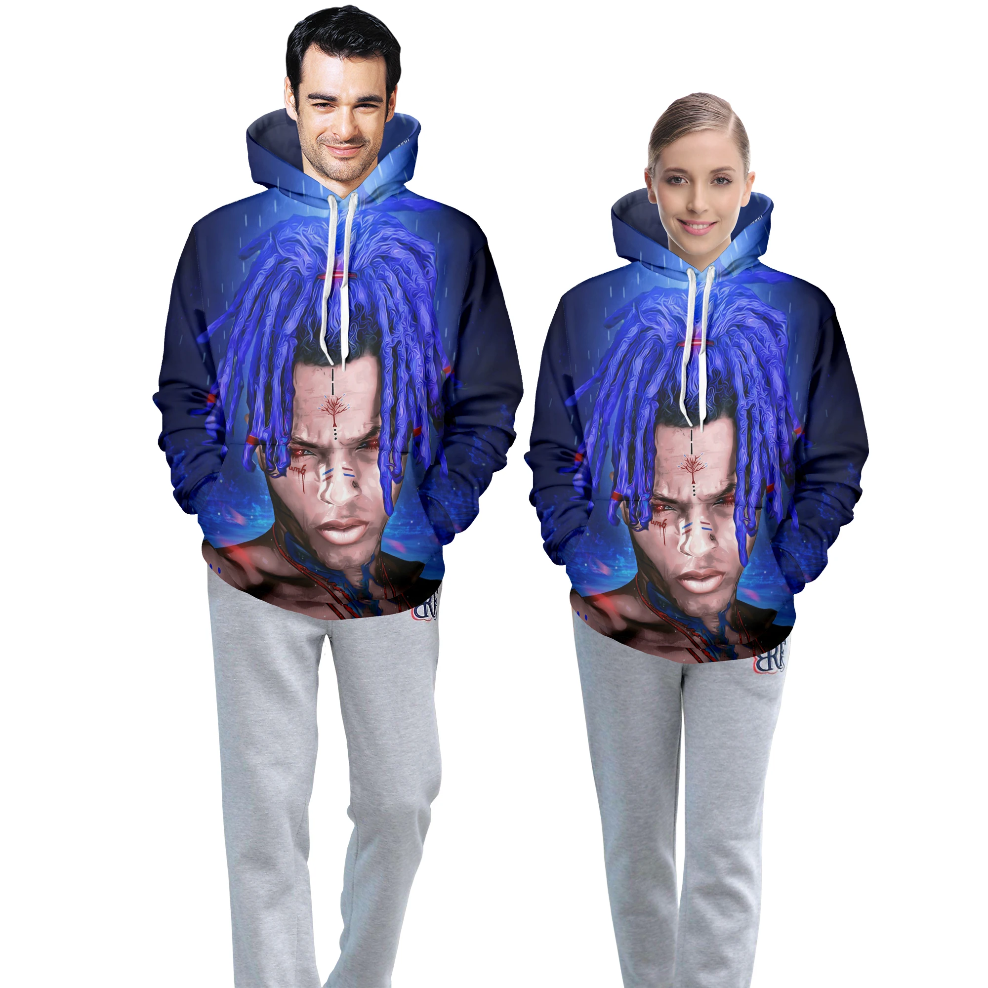 3D Xxxtentacion толстовки кофты для мужчин/женщин толстовки рэпер певец мальчик/девочка пуловер Xxxtentacion осень