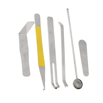 

6 Pieces Saxophone Flute Clarinet Piccolo Oboe Bassoon Repair Maintenance Tool Kit Set