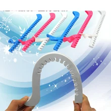 1 пара фигурных ботинок для скоростного катания на коньках обувь для катания на коньках со льдом Жесткая нейлоновая защита лопастей Нескользящая износостойкая обувь свободного размера