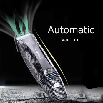 

Hair-Suck Kemei Hair Clipper Electric Cordless Child Hair Trimmer Haircut Machine Professional Electric Clipper Automatic KM-77