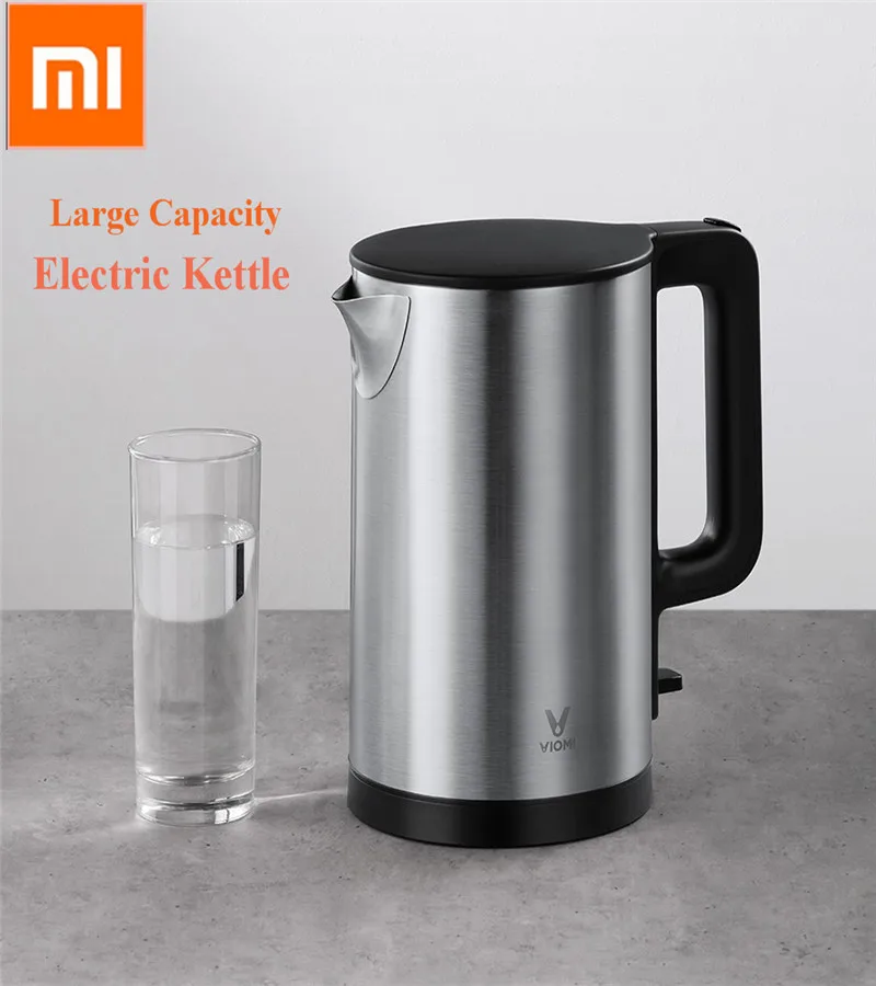 Xiaomi VIOMI Pro Home 1.5L большой емкости быстрый нагрев термостат индикатор подсказки Электрический чайник из нержавеющей стали 1800 Вт