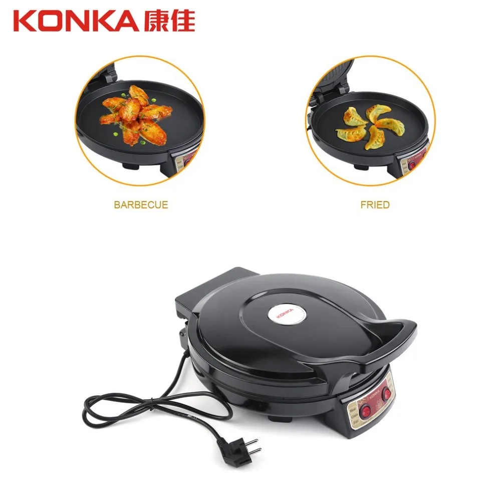 

KONKA Electric Griddle & Backer Dual-side Heating Baking Pan Frying Machine For Household BBQ Fried EU Plug 220V Fryer