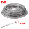 45m 3mm Dia Wire Rope Cord Line Grass Trimmer Line Inside with Steel Wire Brush Cutter Nylon Line for Garden Tools Part ► Photo 2/6