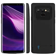 Силиконовый противоударный чехол для аккумулятора для samsung Note 8 зарядное устройство чехол для зарядки аккумулятора задняя крышка Чехлы для портативного зарядного устройства для samsung Note 9