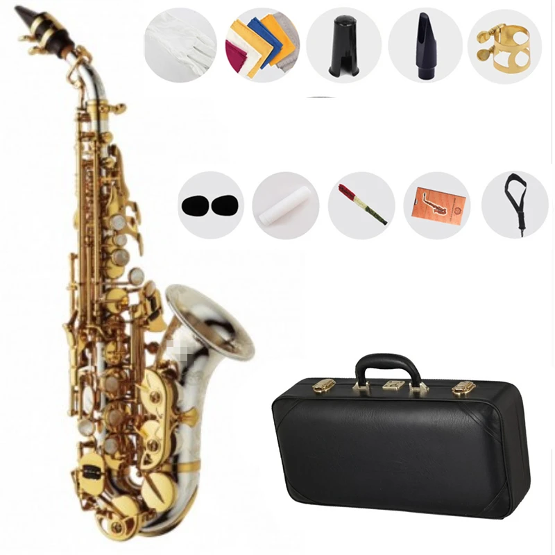 Eastar Sax Alto Saxophone Gold Lacquer Soccer Phone with Case Care
