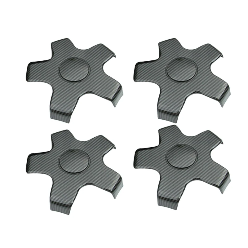 

4Pcs Car Carbon Fiber Wheel Center Hub Cap Cover Protection Rim Cap for Tesla Model 3