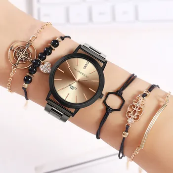 

ECONOMICXI Popular Quartz Watch Luxury Bracelet Gemstone Bells Bracele Color Bracelet for Women's wristwatch watch Woman Ladies