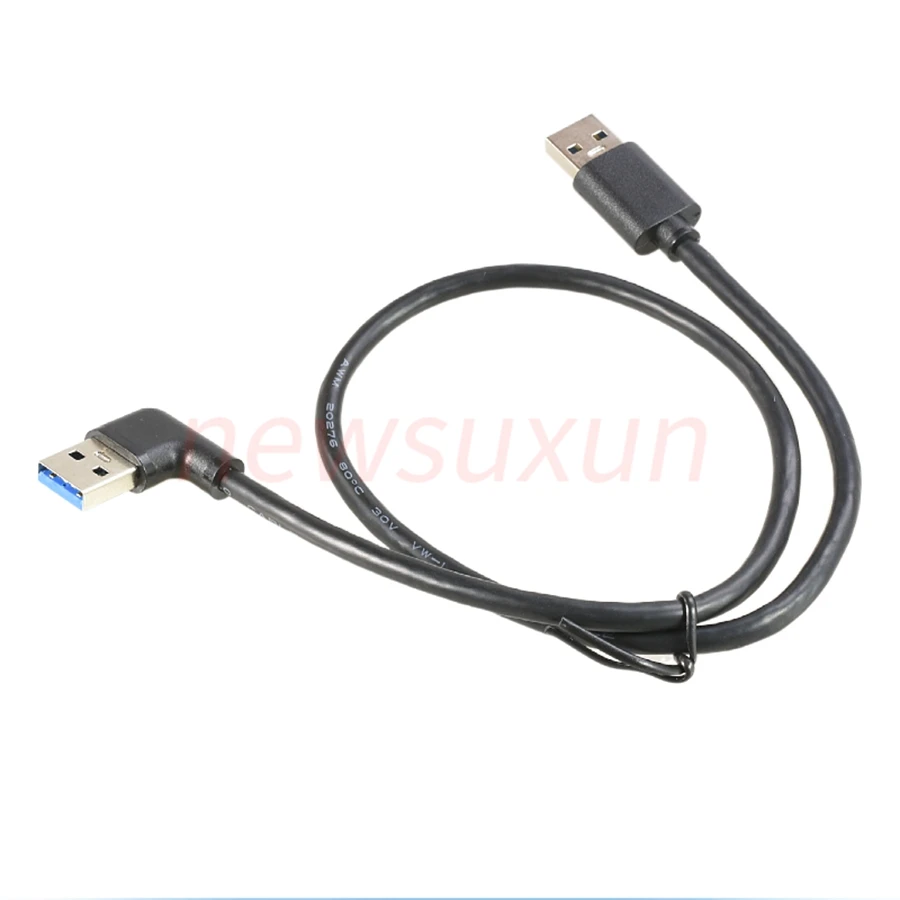 Double Right Angle USB 3.0 Cable - Same Side Double Bend Male to Male Description Image.This Product Can Be Found With The Tag Names Computer Cables Connecting, Computer Peripherals, PC Hardware Cables Adapters, Same side
