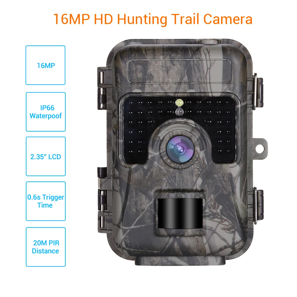 Waterproof 16mp Hunting1080p Camera Trail Scouting IR Night Vision Wildlife Cam 