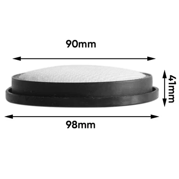 

3pcs Filter Vacuum Cleaner White+Black 98*90*41mm Replace Accessories Set Pack