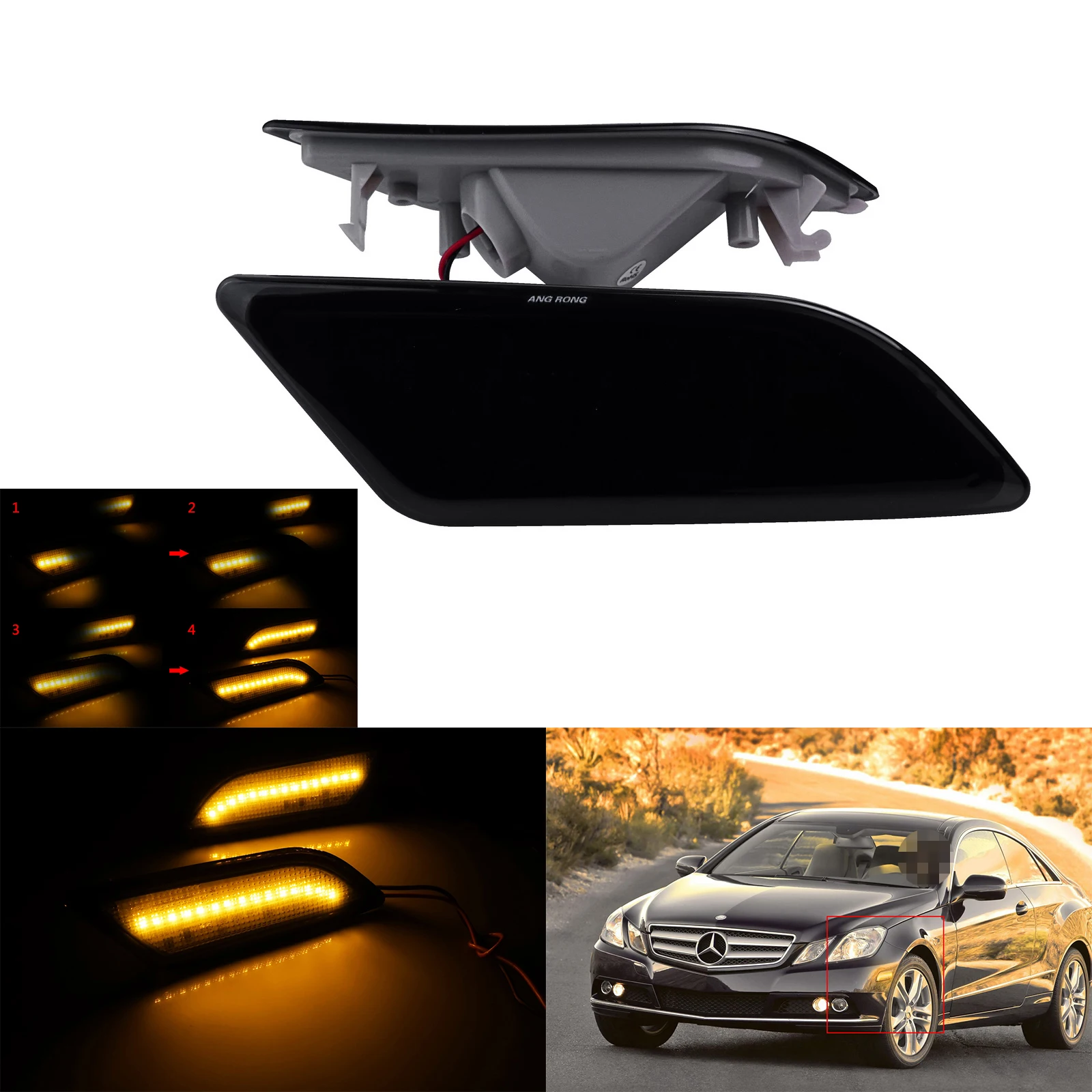 

Пара светодиодных индикаторов ANGRONG для Mercedes Benz E Class W212 E350