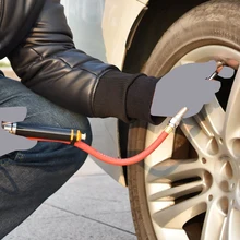 Сверхмощная двойная головная шина насос Gaugewith воздушный шланг для шин