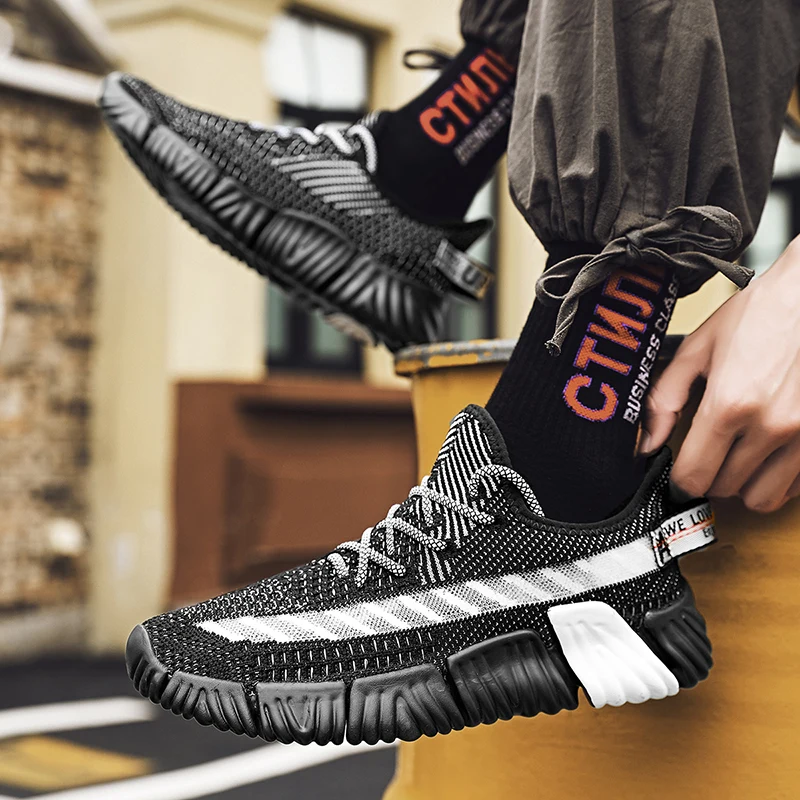 

Men's shoes 2020 new breathable cushioning brand lightweight and comfortable large size sports shoes casual shoes 47