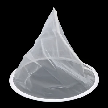 

Beekeeping Tools Filter Bag Cone-shaped Mesh Nylon Honey Strainer Apiary Equipment 35cm Diameter Single Layer Purifier