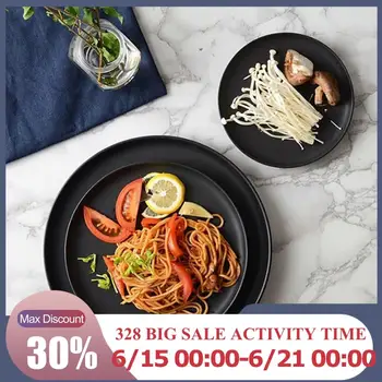 

Round Pizza Plate Pizza Pan Deep Dish Tray Carbon Steel Non-stick Mold Baking Tool Baking Mould Pan Pattern 6 7 8 9 10 inch