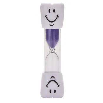 

3 Minute Cartoon Smile Hourglass Three Minute Children Brushing Timer Creative Toy Decoration Gift Color Sand