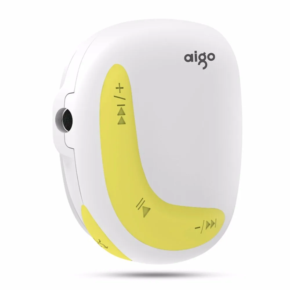 Aigo мини MP3-плеер Macaroon двойной цвет задняя клипса с Micro TF/SD слот для карт Спортивный MP3 музыкальный плеер+ USB линия передачи данных