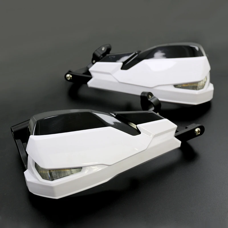 

Led Motorcycle Handle Wind Shield Handguards For Bmw F800Gs/R1200Gs Lc/Adv Include Signal Lights And Daytime Running Lamp(White)