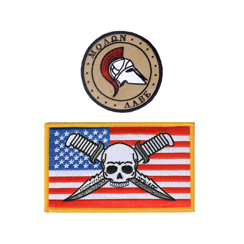 Embroidery Patch TSNK Patch "US FLAG /CAG/ " Tactical Badge Patch Armlet/Badge/Shoulder Vest