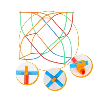 

100Pcs Colorful Plastic Straw Assembled Building Blocks Children Educational Toy F3ME